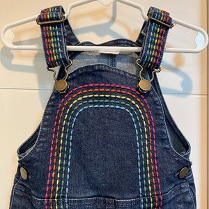 Hanna Andersson Rainbow Stitch Overalls